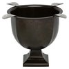 Stinky Cigar Ashtray, Tall Deep Bowl Design, 4 Stirrups, Windproof, Old Patina