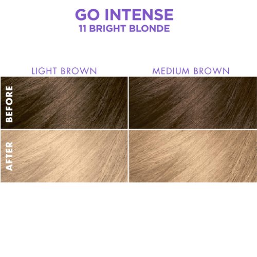 SoftSheen-Carson Dark and Lovely Ultra Vibrant Permanent Hair Color Go Intense Hair Dye for Dark Hair with Olive Oil for Shine and Softness, Light Golden Blonde