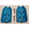 3/16 Inch E-Z-TY Reusable Rope Clamps - TWENTY FIVE (25) PACK SIZE (Blue)