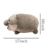 Moo Deng Hippo Plush Toys, MooDeng Stuffed Animals, Moo Deng Hippopotamus Plushie Doll, Cute Soft Stuffed Pillow for Kids Fans Christmas Birthday Gift