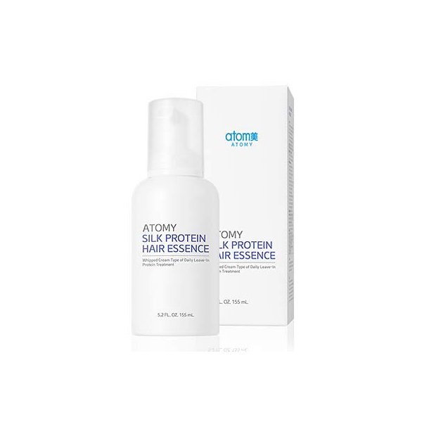 atomy silk protein hair esence | whipped cream type of daily leave-in protein treatment 5.2fl oz