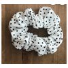 Generic Hair Bands Scrunchies for women girls | Cotton Elastic Bands For Women, 1 Count (Pack of 2), White