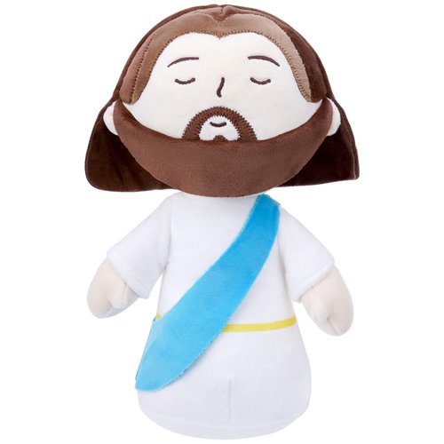 SEAOPOP Jesus Plush Stuffed Doll: My Friend Jesus Plushie Toy, Classic Christ Religious Savior, Easter Christmas Baptism Christian Gift for Kids Christians Party Favors(12-inch)