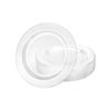 EcoQuality 6.25 inch Clear Round Dessert Plate – Elegant Disposable & Reusable Plastic Plate for Appetizers, Desserts & Snacks – Sturdy Tableware for Weddings, Parties, Catering & Events (240)