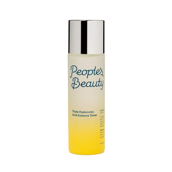 People's Beauty Essence Facial Toner and Serum - Made with Triple Hyaluronic Acid and Triple-Plant Moisture Complex for Hydrated, pH Balanced Skin, Vegan & Cruelty-Free, 4 Fl Oz