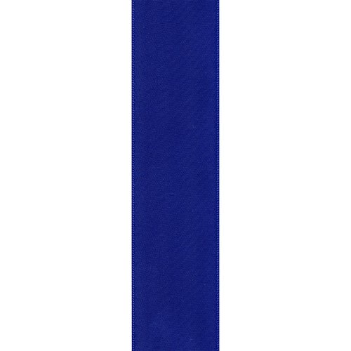 Berwick Offray Double Face Satin Ribbon, 50 Yards, Royal Blue