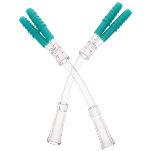 EXCEART Nasal Cannula 2Pcs Silicone Oxygen Nasal Cannulas Home Absorption Tubes