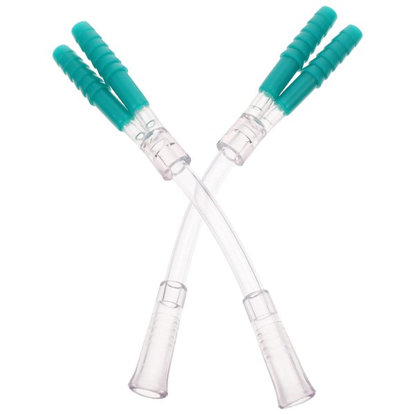 EXCEART Nasal Cannula 2Pcs Silicone Oxygen Nasal Cannulas Home Absorption Tubes