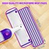 20 Pack Reusable Mop Pads Compatible with Swiffer PowerMop, Microfiber Pads Refills Machine Washable Up to 100 Times Wet Dry Use Suitable for All Floor Types