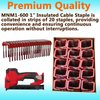 1" Insulated Cable Staples MNM1-600 fit Milwaukee Cable Stapler Gun M12 2448-20 for to Wood Surfaces - Fit Milwaukee Staples 600 per Box