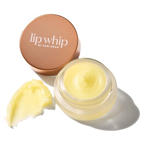 Kari Gran Lip Whip | Moisturizing Lip Balm with Organic Oils | Peptide Smoothing | Rich Buttery Texture, Hydrates & Protects | Non-GMO, Organic Ingredients, Made in USA (Barely There Vanilla)