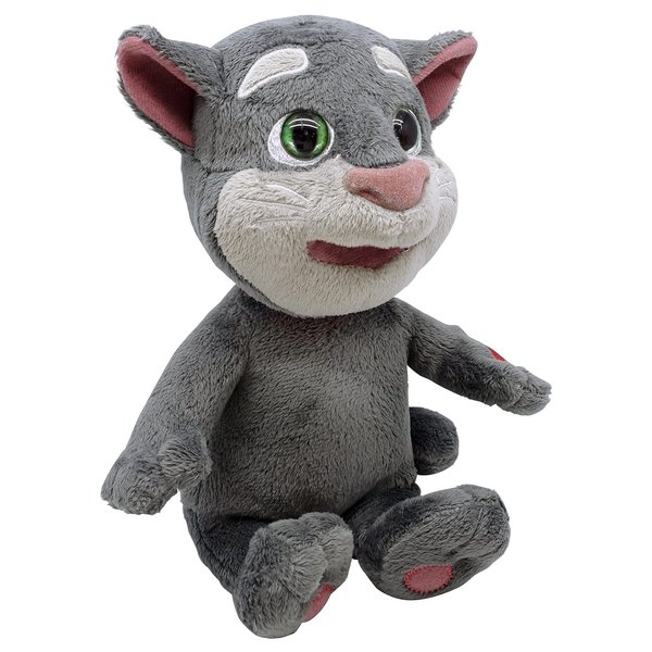 Relsy Official Talking Tom & Friends 10 Inch Tom Plush Toy with Interactive Talkback & App Sounds Features | an Original, Fun & Educational Cuddle Toy