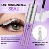 Lash Bond and Seal Waterproof Lash Cluster Glue for Individual Eyelash Extensions Strong Hold Individual Lash Glue Individual Eyelashes Glue Mascara for Personal Makeup Use at Home(10ml)