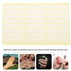 Beaupretty 4 Sheets Nail Display Tape Nail Art Display Strip Tape Double Sided Tape for Press on Nails Adhesive Clear Mounting Tape for Salon Nail Tips