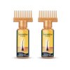 Indulekha Bringha Hair Oil Selfie Bottle, 100ml (2 pack)