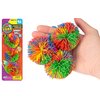 JA-RU Mini Bandy Ball Set (1 Pack 3 Total) Rubber String Stress Balls Soft Spike Balls Sensory Fidget Toys Pack Rainbow Bouncy Pom Ball Stress Relief Sensory Toy Party Favors Stuffers Gifts.1072-1