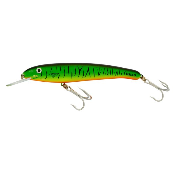 Halco LP190D#H52 Laser Pro 190DD Fishing Lure, 6 1/4 Inch, Flouro Green