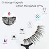 Alcastar+ Magnetic Eyelashes with Eyeliner Kit - magnetic lashes and eyeliner - updated 3D natural looking,long-lasting,10 pairs KIT 011 ATZ1004A1+01 0