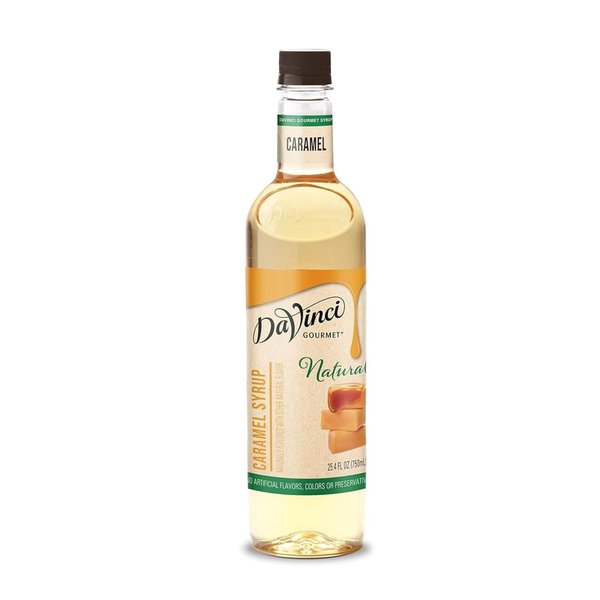 DaVinci Gourmet Naturals Caramel Syrup, 25.4 Fluid Ounce (Pack of 1)