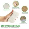 AIRNEX Natural Kitchen Sponge - Biodegradable Compostable Cellulose and Coconut Scrubber Sponge - Pack of 12 Eco Friendly Sponges for Dishes
