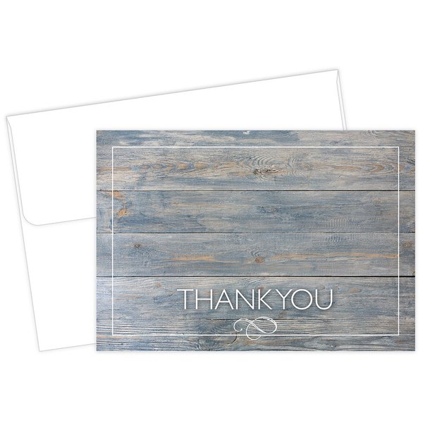 Great Papers! Driftwood Thank You Note Card, 50 count, 4.875" x 3.375" (2015122)