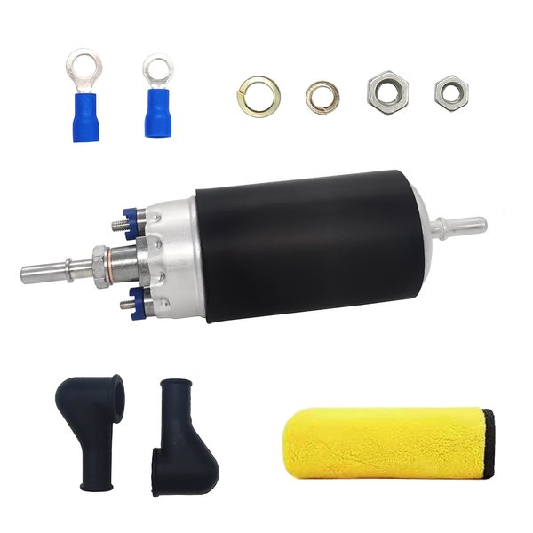 DPHXF 12V Gasoline Inline High Pressure Fuel Pump ，200LPH High Flow 125PSI,16.4 Feet of Super Suction Power，Universal Replacement E2000