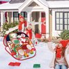 Christmas Bean Bag Toss Games for Kids Adults, Christmas Party Games for Families Outdoor Indoor Holiday Dart Board for Kids Carnival Games Toys Christmas Party Favors Gifts for Boys Girls Yard Games