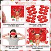 Pin Deer Game - 24-Player Holiday Party Games for Kids & Family, Pin The Nose on The Reindeer, Christmas Party Favors & Activities