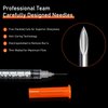 U-100 Syringe with Needle, 30G 1/2cc 5/16 Inch (8mm) Syringe, Individually Wrapped, Pack of 50