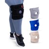 KARM Plus Size Knee Brace for Knee Pain Women and Men - Adjustable Brace with Side Stabilizers for Meniscus Tear, Arthritis (XL/XXL/3XL Black)
