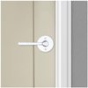 Kwikset 720LSLRDT-514 Lisbon Lever with Round Rose Passage Door Lock with 6AL Latch and RCS Strike Iron Black Finish