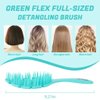 JCWish Detangling Hair Brush With Scented - Wet Or Dry Hair Brush - Mood-Boosting Detangling Brush For Curly, Thick, Natural, Straight, Fine Hair - Snag Free - 2 Count (Rosemary)
