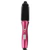 Curling Iron Brush, Folding Electric Hair Curler Heated Curling Wand Styler Hot Comb Brush Ceramic Coating Portable Hair Dressing Beauty Tool for Home Professional Salon(American standard (110-240V))