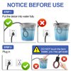 KNEOYR 500W De-icer Submergible Bird Bath Heater Aluminum Cast for Livestock Poultry Horses, Cows, Birds, Wildlife Drinking Indoor Outdoors in Winter with 9.8 Foot Cord Birdbath Water Heater