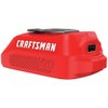 CRAFTSMAN V20 USB Adapter, USB Power Source for Charging Phone, Tablet, Batteries, and More, Bare Tool Only (CMCB002B)