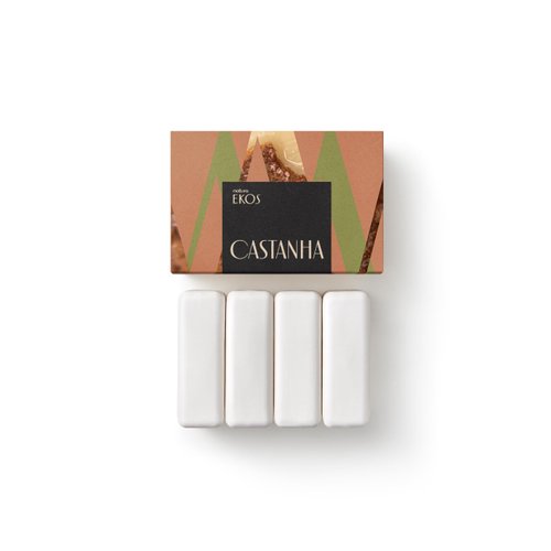 natura Ekos Castanha Nourishing Creamy Monopack Bar Soap 4x100g / 3.5oz.e each
