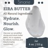 Sinarie Emulsified Body Butter - Luxurious Moisturizing Lotion with Shorea, Squalane, Coconut Oil & Kokum Butter, 4 oz (4 oz., Eira - Unscented)