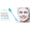 Cricket Pore Perfection Facial Mask Tool Face Mask Applicator Silicone Dual Brush Spatula Facial Brush for Facial Mask