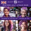 Smart Beauty Purple Hair Dye Semi Permanent, Bright Purple Hair Dye Perfect for Light Blonde, with Non-Drip Pre Mixed Formulation with Hair Conditioning Cream, Hair Colour, Vegan, Cruelty Free