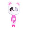 Artkingdome 5.3'' Cute Panda Handle Comb Toddler Hair Brush Detangling Anti-static Soft Massage for Kid's Curly Straight Wet Dry Hair brushes Hair Combs Gift Pink