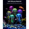 Uniclife 6 Pcs Glowing Jellyfish Ornament Decoration for Aquarium Fish Tank