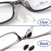 Eyeglass Nose Pads, Adhesive Soft Silicone Air Chamber, OPUGIT Comfortable Air Bag Nosepads for Eyeglasses Glasses Sunglasses,2mm,10 Pairs,Transparent