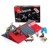 BROKIG 2024 Deck Finger Skateboard Park for Kids,DIY Mini Fingerboard Skatepark Training Finger Boards Toys Ramp Set Kit Boys Gift (HB-003)