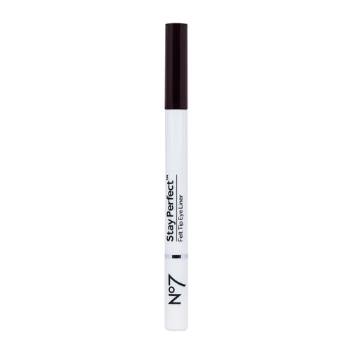 No7 Stay Precise Felt Tip Eye Liner - Brown - Precision Tip Liquid Eyeliner Ideal for Cat Eye Look - Easy to Use, Long Lasting Eyeliners for Women (1.6g)