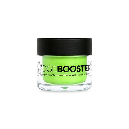 Style Factor EDGE BOOSTER Strong Hold Water Base Pomade- Excellent for Taming Edges & Braiding Hair (Sugar Melon, 0.85oz)