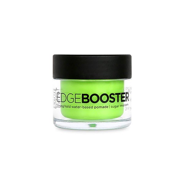 Style Factor EDGE BOOSTER Strong Hold Water Base Pomade- Excellent for Taming Edges & Braiding Hair (Sugar Melon, 0.85oz)