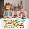 JOYIN 44 Pieces Play Dough Accessories Set for Kids, Playdough Tools with Various Plastic Molds, Rolling Pins, Cutters