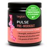 LEGION Pulse Pre Workout Supplement - All Natural Nitric Oxide Preworkout Drink to Boost Energy, Creatine Free, Naturally Sweetened, Beta Alanine, Citrulline, Alpha GPC (Pink Lemonade)