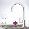 Aquaboon Chrome Drinking Water Faucet for Kitchen Sink Non Air Gap Reverse Osmosis Faucet Stainless Steel Sink Water Dispenser