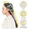 FERCAISH Hair Funnel for Upright Shampooing, Foldable Funnel Rinse Shampoo Washing Tool for Home Salon Hair Shampoo Washing Rinse Cape Accessory (Yellow)